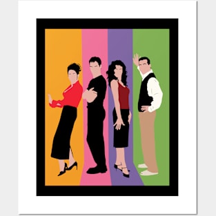 Will and Grace colorful Posters and Art